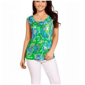 Ralph Lauren Cowl Neck Sleeveless Top, Size M